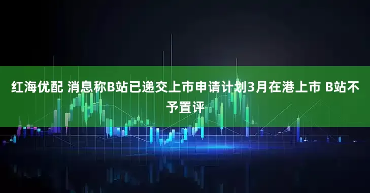 红海优配 消息称B站已递交上市申请计划3月在港上市 B站不予置评