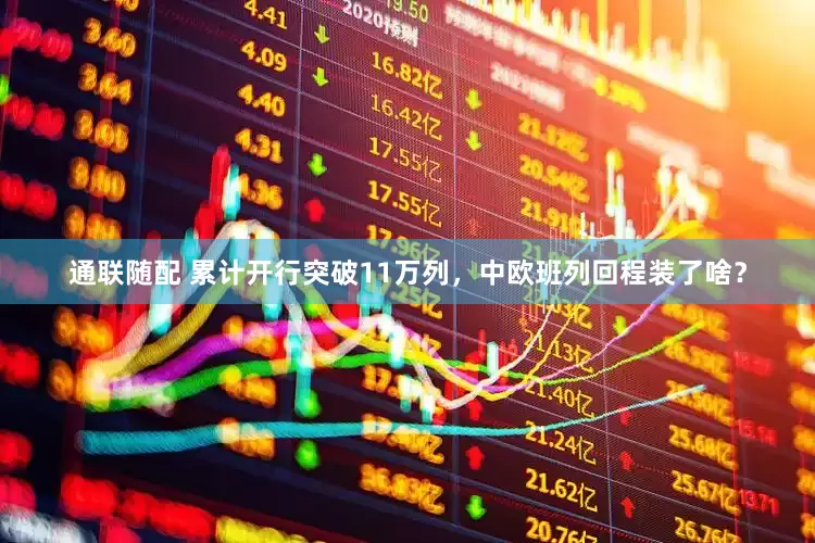 通联随配 累计开行突破11万列，中欧班列回程装了啥？