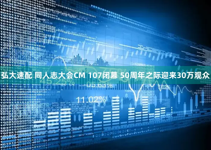 弘大速配 同人志大会CM 107闭幕 50周年之际迎来30万观众