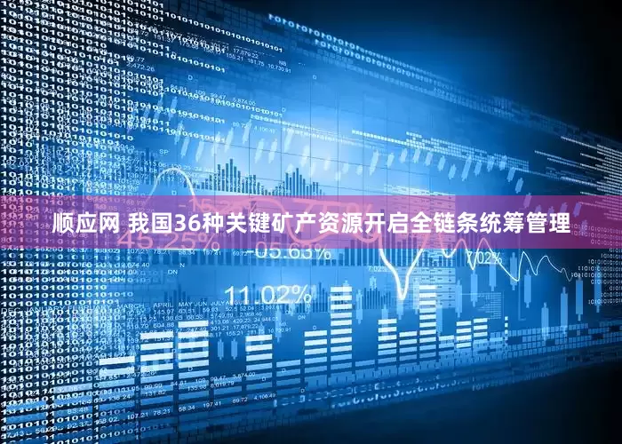 顺应网 我国36种关键矿产资源开启全链条统筹管理